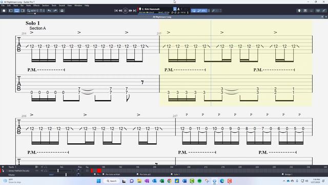 Metallica - All Nightmare Long | Riff by Riff [Guitar Tab] смотреть онлайн