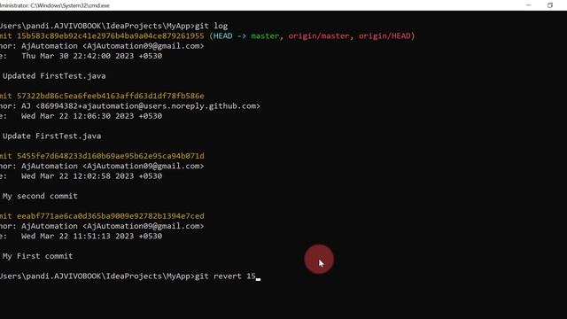 How to Revert Last Pushed Commit using CMD | Undo Git Push Undo | Last Pushed Commit via CMD Prompt смотреть онлайн