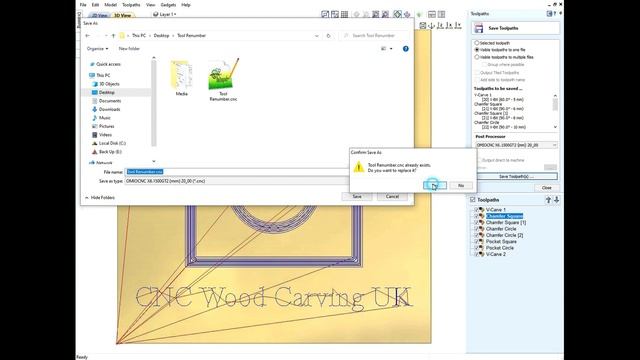 Tool Renumber Your Tools In your Tool-Paths List. смотреть онлайн