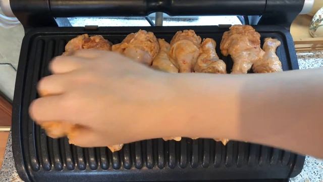 Гриль крылышки Tefal Optigrill XL смотреть онлайн