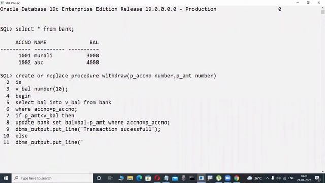 ORACLE 19c by Mr. Murali Sir смотреть онлайн