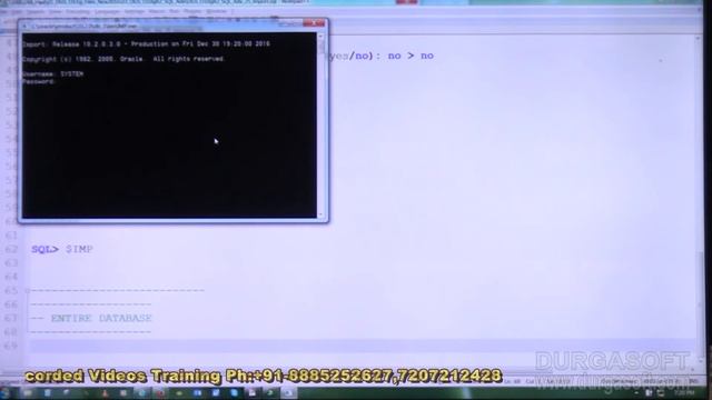 Oracle Tutorial || online training||Adv Sql | Export & Import Part-2 by basha смотреть онлайн