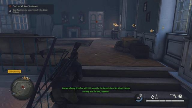 Sniper Elite 5 Mission 6 Kill Challenge Kill Jaan Trautman With Poison Unlocks Model D смотреть онлайн