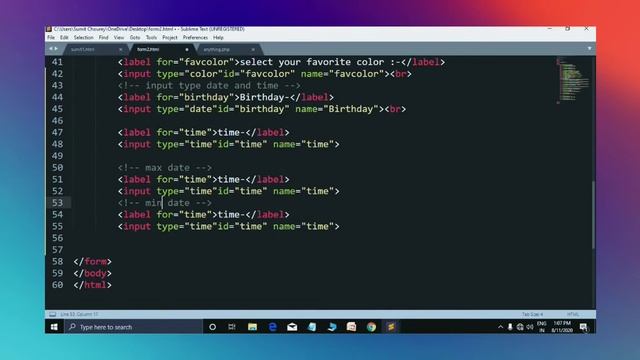 How to Add and Show Date and time input field in Form | HTML5 datetime local |form date schedule. смотреть онлайн