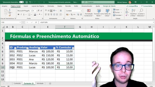 Excel | Fórmulas e Preenchimento Automático no Excel смотреть онлайн