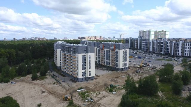 Динамика строительства ЖК Первая Линия. Пляж. Тюмень. Мыс смотреть онлайн