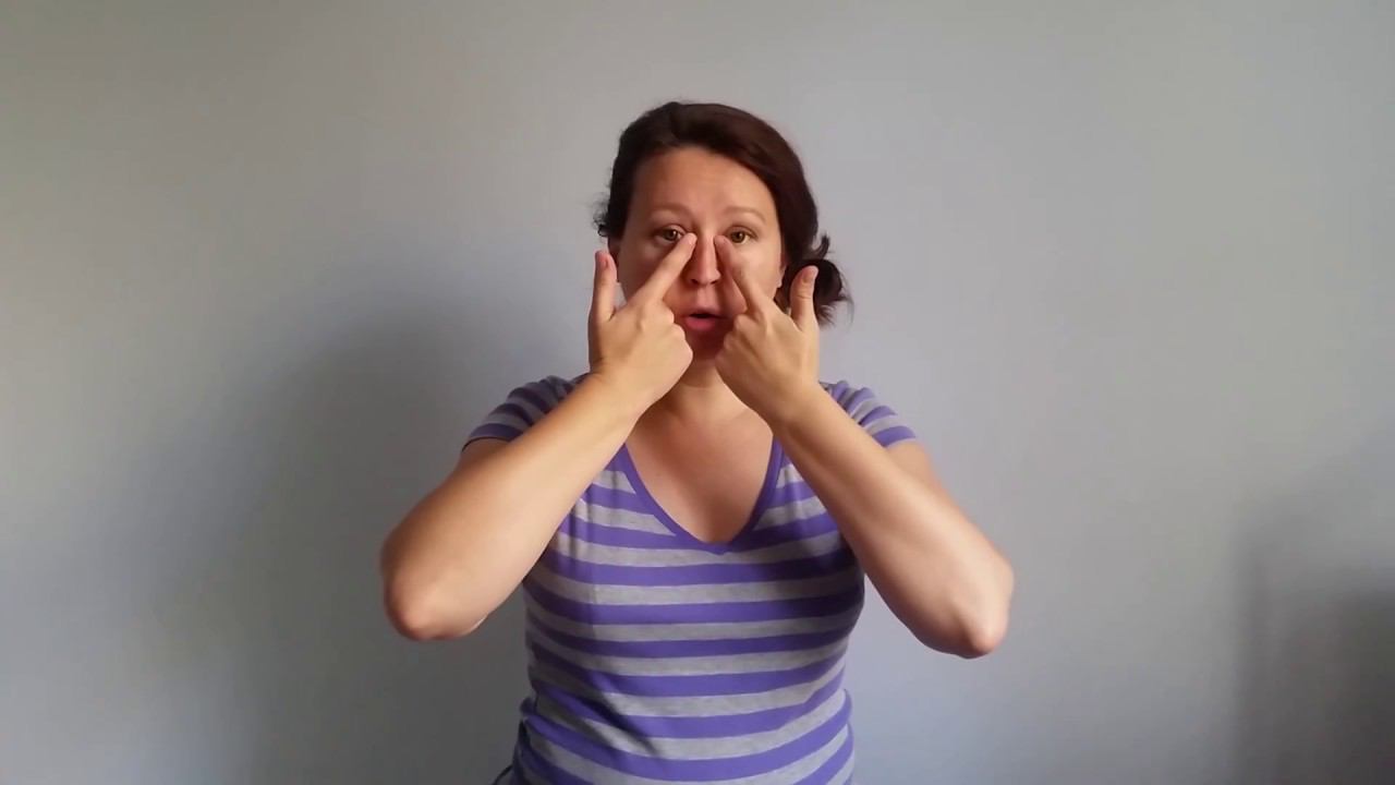 Самомассаж при простуде, насморке и покраснении горла