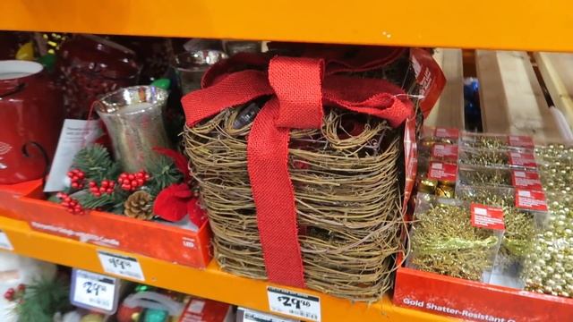 Christmas Decor Shopping At Home Depot! смотреть онлайн
