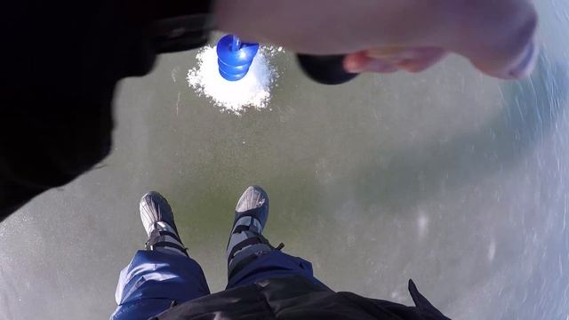 Зимняя рыбалка от первого лица снятая на GoPro Hero 4 на Весёловском водохранилище смотреть онлайн