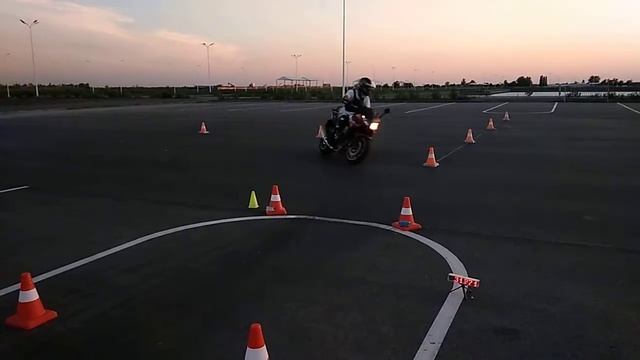 Gymkhana GP 2018 stage5 / Железняк Honda CBF600SA / heat 1 смотреть онлайн
