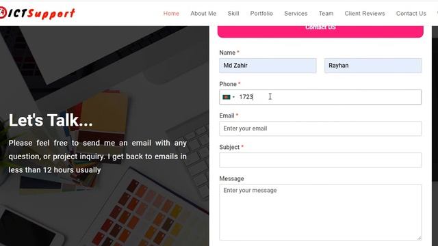 Portfolio website using OceanWp and Elementor Page Builder смотреть онлайн