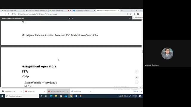 Learn PHP in 17 minutes || Fun with PHP || Web and Internet Programming || CSE 4033 смотреть онлайн