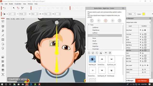 Tutorial Cartoon Animator 4 (fastest way G3 face) смотреть онлайн