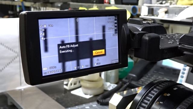 Sony PXW-Z190 Auto FB Adjust (Flange Back Adjustment)