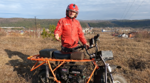 Мотоцикл Скаут Сафари-3  Первые покатушки после зимы..mp4