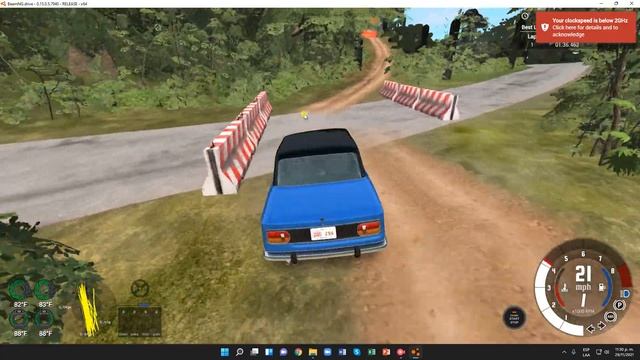 BeamNG.drive 0.15.0.5.7940 (Time Trials) (Toyota Corona [Blue With Black Tunning]) смотреть онлайн
