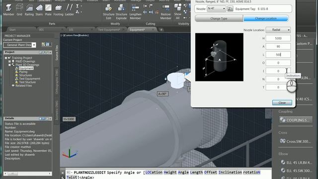 Plant 3D Editing Nozzles смотреть онлайн