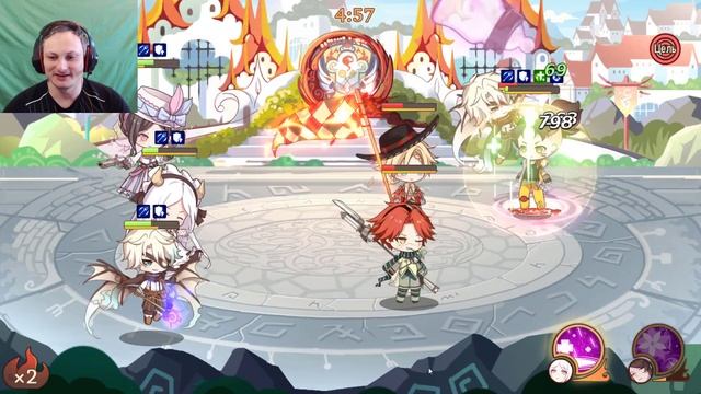 Первый взгляд на фасолевый суп и арена→Food Fantasy