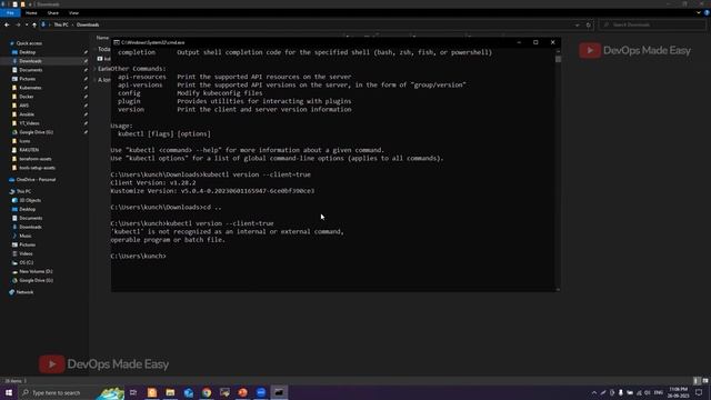 Install Kubectl on Windows смотреть онлайн