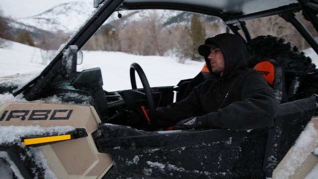 Testing RZR XP Turbo With Kimpex WSS4 Snow Tracks смотреть онлайн
