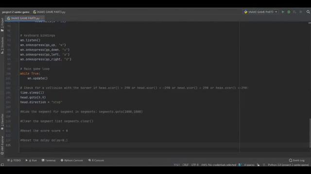 PYTHON:SNAKE ? GAME PART 3 смотреть онлайн