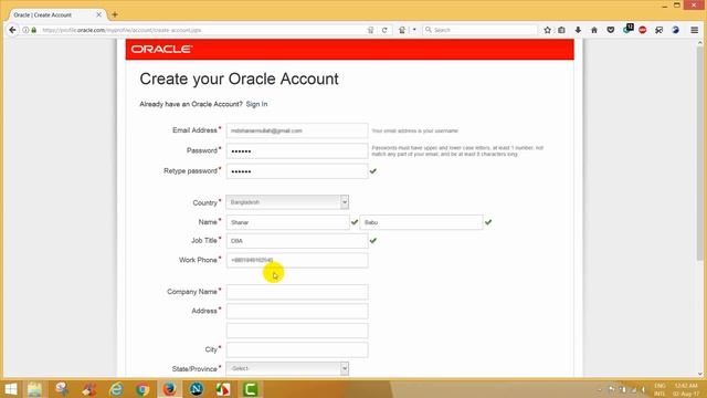 How to Create Oracle Account смотреть онлайн