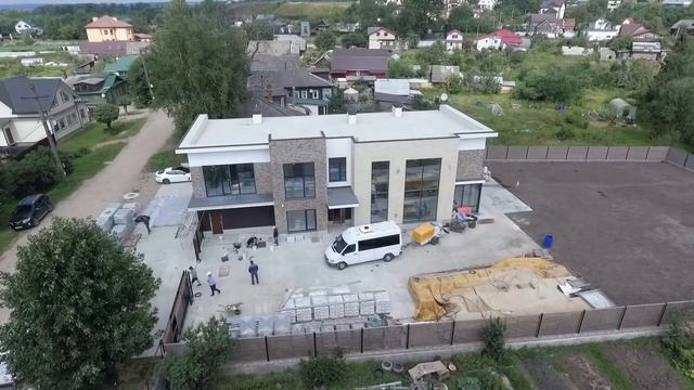 Современный дом в Переславле-Залесском. Самые качественные материалы: Feldhaus, Stroeher, quick-mix смотреть онлайн