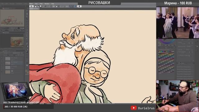 рисуем в CLIP STUDIO PAINT смотреть онлайн