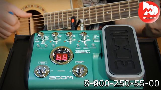Гитарный процессор ZOOM A2.1U смотреть онлайн