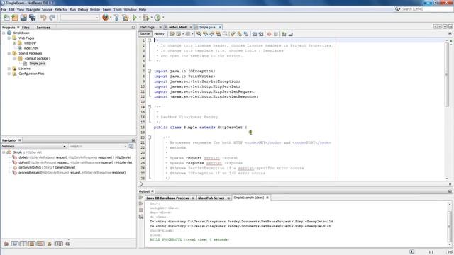 Simple Servlet Program Demonstration. смотреть онлайн