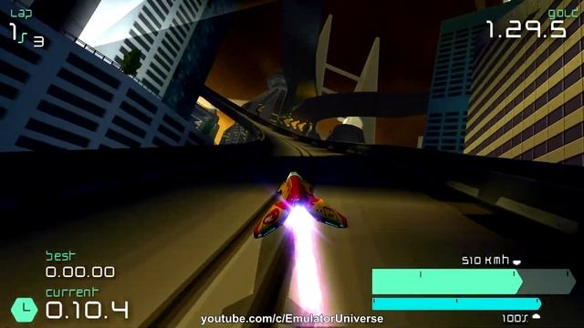 Wipeout Pulse - PSP Gameplay (PPSSPP) 1080p 60fps смотреть онлайн