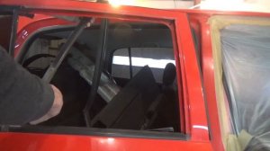 Как снять-установить стёкла задней двери, Hyundai Getz.