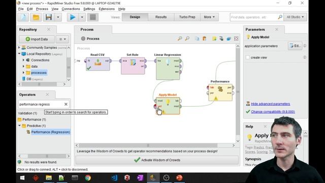 Linear regression with Rapidminer смотреть онлайн