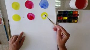 Основы живописи. Смешение цветов.Три основных цвета