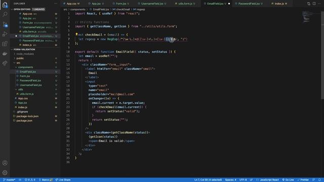 Coding a form validation with ReactJS смотреть онлайн
