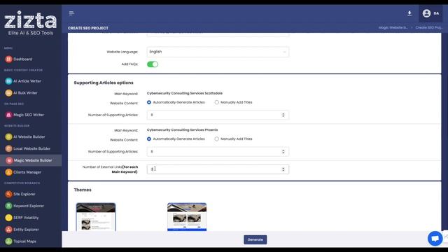 Magic Website Builder in zizta смотреть онлайн