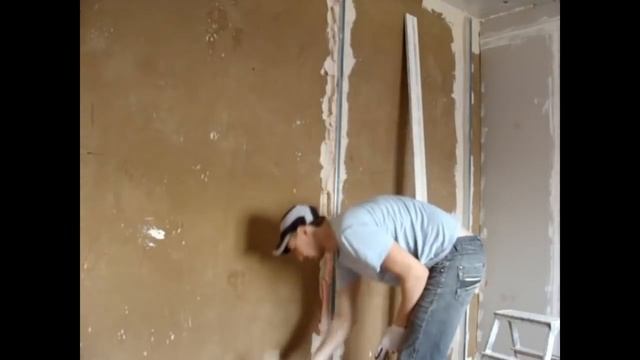 Как ПРАВИЛЬНО УСТАНОВИТЬ МАЯКИ для штукатурки смотреть онлайн