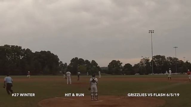 #27 Eric Winter, Hit & Run, Grizzlies vs Flash, 6/5/19 смотреть онлайн