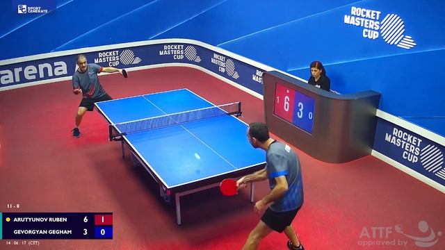 Table Tennis | R.Arutyunov - G.Gevorgyan | 21.11.2023 14:00 (CET) | RMC 15306721 смотреть онлайн