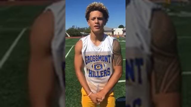 Veteran Josh Moala on Grossmont 2017 squad смотреть онлайн
