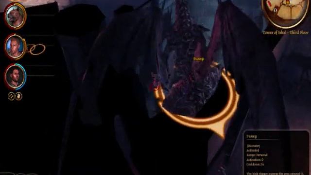 Dragon Age: Origins Battle of Archdemon vs Ogre Boss - Rampage in the Tower of Trishal смотреть онлайн