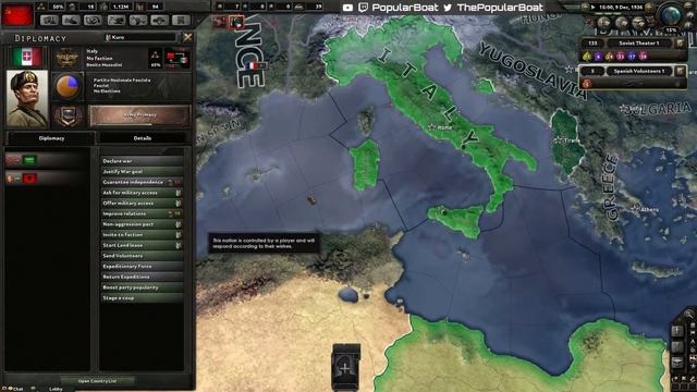 Hearts of Iron IV [1.2 Multiplayer | Italy vs Soviets] Part 02 - Civil Warriors смотреть онлайн