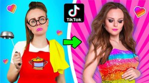 ПОВТОРЯЮ МОДНЫЕ ТРЕНДЫ ТИК ТОКА и LIKEE! ЛУЧШИЕ идеи и Лайфхаки | Как стать популярной