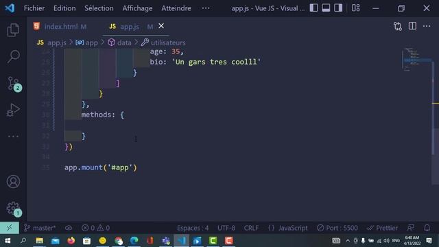 Vue js Pour les Débutants : #4 - Les bases [ $event, v-for, v-bind, :class, etc ] смотреть онлайн