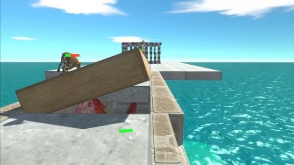 Which Animal Escaped From the Giant Tyrannosaurus Heads? - Animal Revolt Battle Simulator