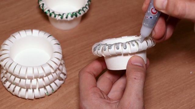 Сhristmas Tree Candlestick From PAPER CUPS ? Recycle DIY