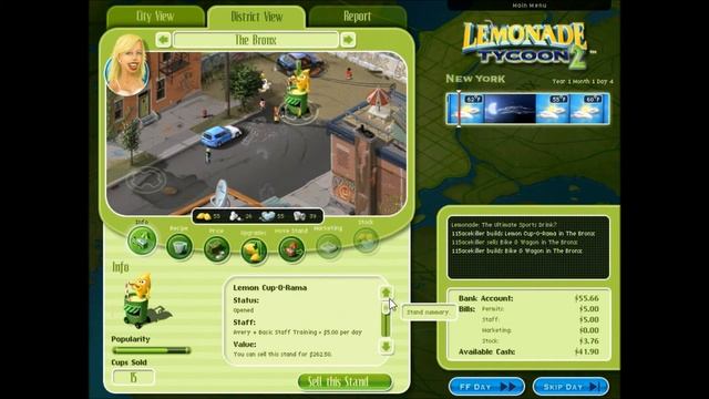 Lemonade Tycoon 2 Lets Play! Episode 1 Starting Up смотреть онлайн