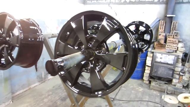 Результат покраски дисков L200 Спец эмалью смотреть онлайн