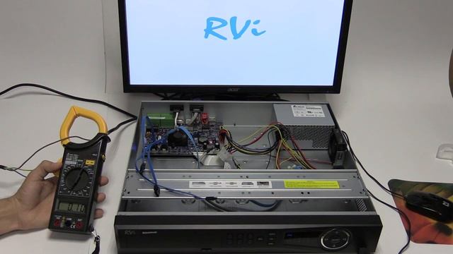 Фактическое энергопотребление IP видеорегистратора RVi IPN16/4 PRO без жесткого диска смотреть онлайн