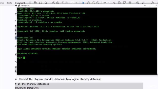 Oracle 12C Data Guard Administration Creating a Logical Standby Database - Practice 1 смотреть онлайн